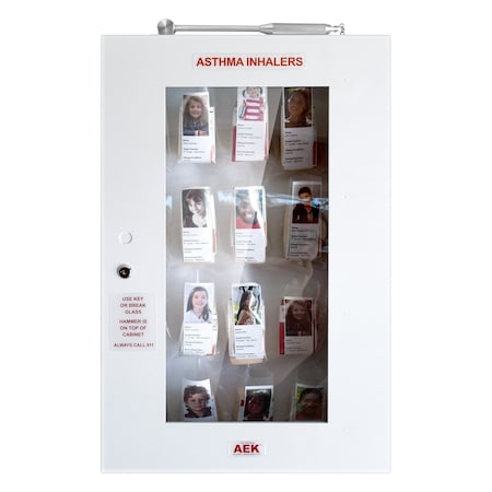Aek 20Unit Asthma Inhaler Cabinet for Nurses Offices EN9340